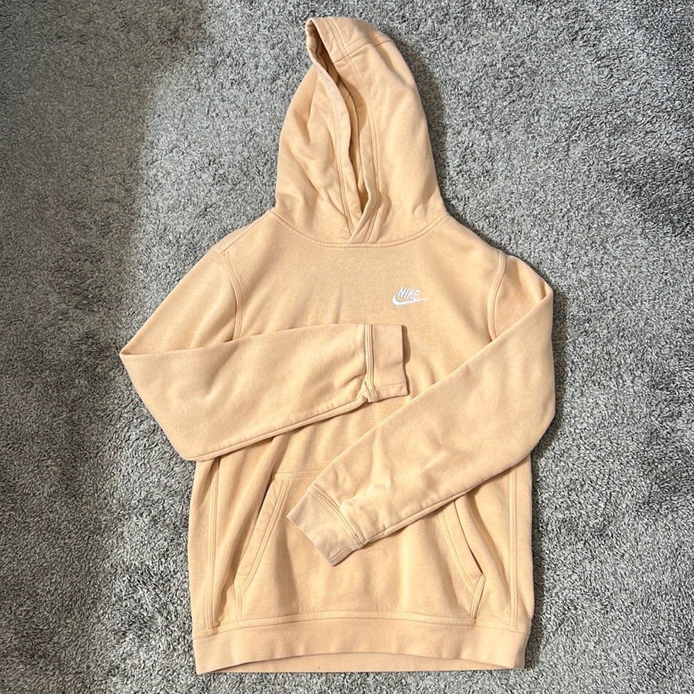 XL Nike Peach Hoodie with front pocket